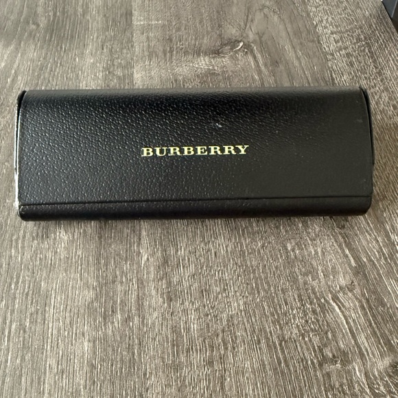 Burberry Accessories - Burberry Black Hard Eyeglass Case with Unopened Lens Cloth EUC